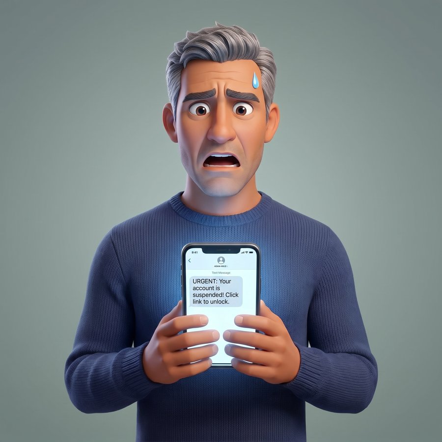Same cartoon character confused without the book
